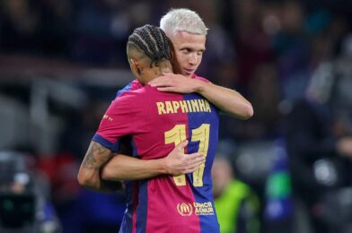رافينيا يصدم قبول انتقال برشلونة بسبب فشل تسجيل داني أولمو