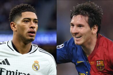 يجمع جود بيلينجهام بين ليونيل ميسي وتمريرة حاسمة رائعة في دوري أبطال أوروبا مع فوز ريال مدريد