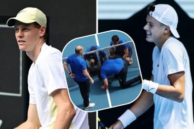 تم مقاطعة مشاهد غريبة مثل Jannik Sinner vs Holger Rune Australian Open Clash بحادث غير مسبوق