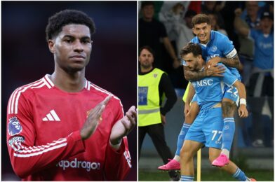 نابولي يراقب مهاجم مانشستر يونايتد
