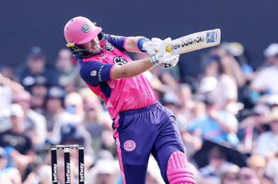 Joe Root أطلقها Golden Duck من قبل زميله في إنجلترا في العلاقات العامة مقابل DSG في المباراة SA20 2025 (الساعة)