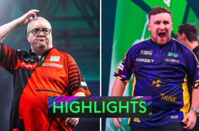 أبرز الملامح: Littler DESTROYS Bunting 6-1 لإنهاء MVG!