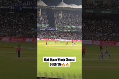 تيلاك فارما ينهي المباراة بشكل رائع ضد إنجلترا، يا لها من ضربة من يونجستر! #tilakVarma #indveng