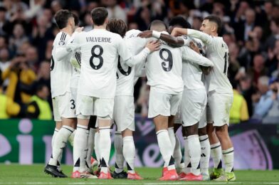 ريال مدريد Quintet Walking Campions Leaguen