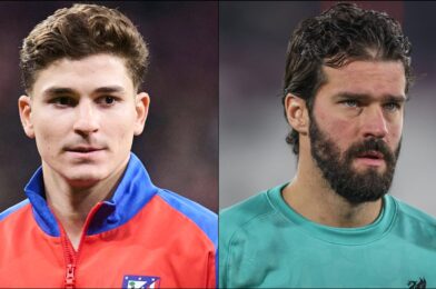 MAN UTD جاهز 125 مليون جنيه إسترليني Alvarez ؛ يقرر ليفربول مستقبل أليسون