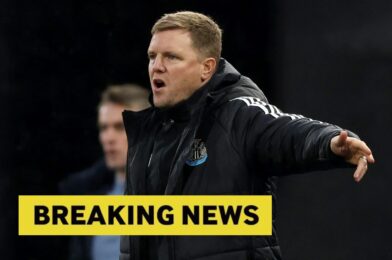 تغلب نيوكاسل على برشلونة وريال مدريد لضمان جناح التوقيع المثير