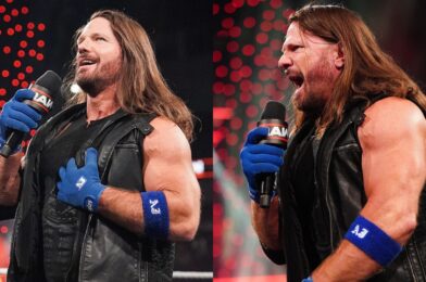 يقول نجم WWE الشعبي أن AJ Styles هو والده