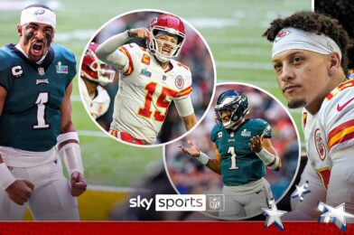 Mahomes vs Hurts Mic’d Up: Pov de QB من Epic Battle of Super Bowl 2023