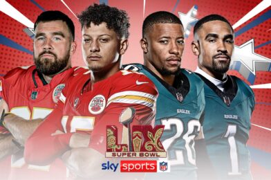 Super Bowl 59 Live! اتبع تراكم نيو أورليانز
