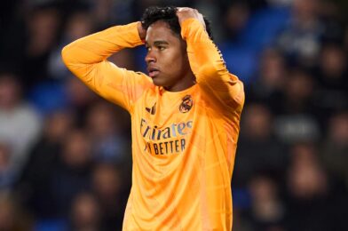يعترف Endrick بالقلق على دقائق ريال مدريد المحدودة
