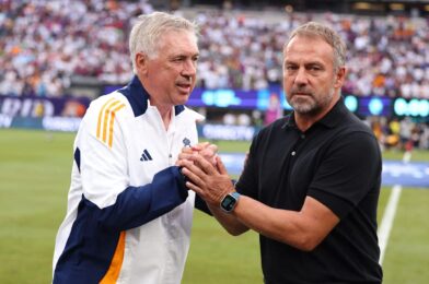 يستجيب Hansi Flick إلى Carlo Ancelotti Jibe بعد مقارنة برشلونة وريال مدريد