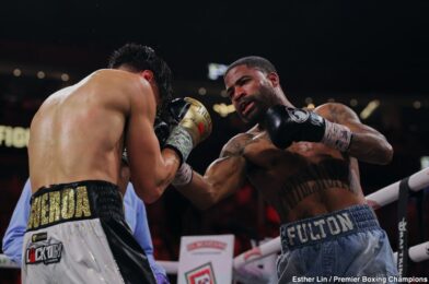 لقب ستيفن فولتون الثالث ضد أوشاكي فوستر في جيرفونا ديفيس ضد لامونت روش 2 Undercard