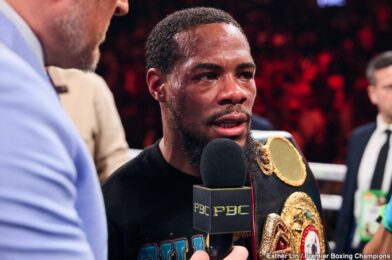 التماسات فريق Lamont Roach ، اللجنة الرياضية في نيويورك ، لإعلانها عن جيرفونتا ديفيس ، مشيرة إلى ضربة قاضية متنازع عليها وإلغاء الأهلية المحتملة