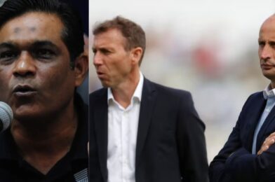يتصدر راشد لطيف مع الهند قبل نهائي كأس الأبطال في مكان المكان ؛ ناصر حسين الدموع