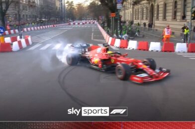 هاميلتون و Leclerc Do Donuts في شوارع ميلانو!