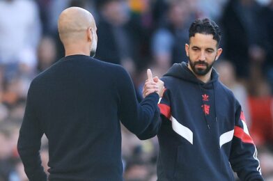 يقدم روبن أموريم شرحًا لسحب مانشستر ديربي