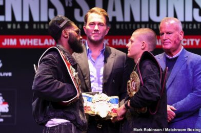 Ennis vs. Stanisis: وقت المنزل ، معلومات البث ، الموقع ، بطاقة القتال الكاملة