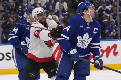 بول بيسونيت الإطاحة بكلمتين استجابة ل Censly Greig Cross التحقق في John Tavares