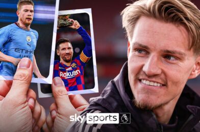 تحدي كتاب الملصقات: يختار Odegaard عنزة النجوم الخاصة بك